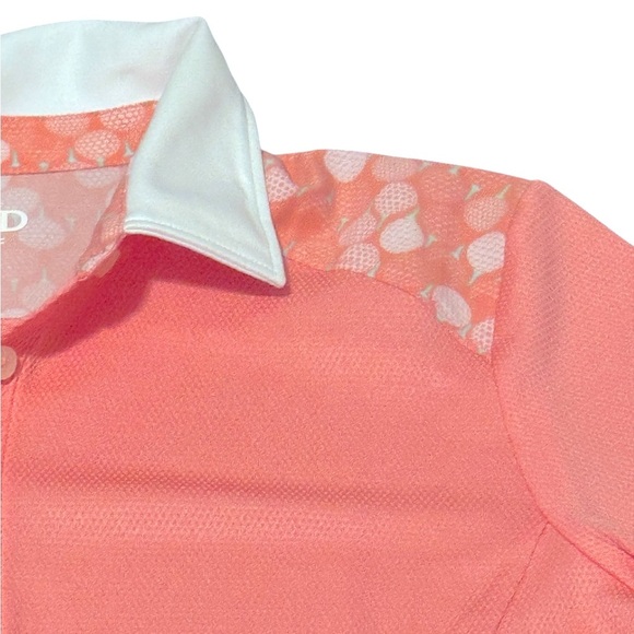 Women’s Izod Golf Skort Set Shirt Size Medium Skort Size 4 Golf Ball Tee Print - Picture 12 of 12